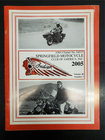 2005 Indian AMA Springfield Indian Motorcycle Club Of America Magazine Events VF