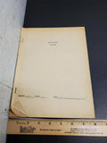 VTG WW2 Era USAF Aero Equipment Work Book Roy Williams 2nd Lieutenant Collectibl