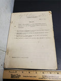 Vtg WW2 1941 Air Corps Technical School Airplane Hydraulic Systems Study Guide