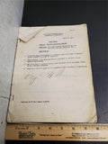 Vtg 1941 WW2 Era Air Corps Tech School Aircraft Electrical Systems Study Guide