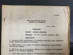 Vtg WW2 Era '41 Air Corps Tech School Airplane Inspection Study Guide Filled Out