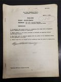 VTG 1941 WW2 Era Air Corps Tech School Aircraft Engines Study Guide Collectibles