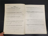 VTG 1941 WW2 Era Air Corps Tech School Aircraft Engines Study Guide Collectibles
