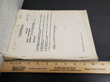 Vtg WW2 Era 1941 Air Corps Tech School Aircraft Engines Study Guide Filled Out