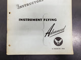 Vtg WW2 Era 1944 Instrument Flying Advanced Instructors Syllabus Militaria USAF