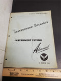 Vtg WW2 Era 1944 Instrument Flying Advanced Instructors Syllabus Militaria USAF