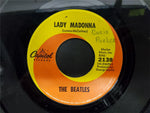 Vtg Beatles 45 Rpm Vinyl Records Lady Madonna Inner Light 8 Days Week Spoil Part