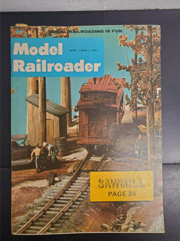 Vtg June 1968 Model Railroader HO Scale Train Magazine Lionel Tyco Locomotives