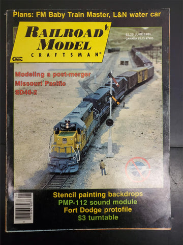 Vtg 1986 June Railroad Model Craftsman Magazine HO Scale Lionel Tyco Train