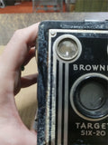 Vintage 1940 Brownie Target Six-20 Box Camera Roll Film Eastman Kodak Company