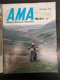 Vtg 1970's AMA Motorcycle Magazines Harley Yamaha Triumph Girl in Bikini Cover
