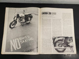 Vtg 1967 Motor Cycle Magazine Honda 160 Twins Montesa 250 Scorpion Laverda 200