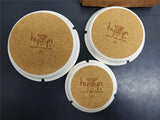 Vtg '70 Union Railroad Company Set of 3 Hyalyn Employee Porcelain Ashtray Awards