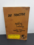 VTG Cat D8 Caterpillar Tractor Parts Manual Book Catalog List Bulldozer 8R1-Up