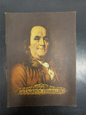 VTG 1938 John Hancock Mutual Life Ins Co Boston Mass Ben Franklin Autobio Book