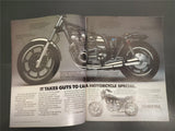 Vtg Sept. 1980 Cycle Motorcycle Magazine Honda CB900 Kawasaki KZ750 Suzuki PE400