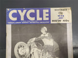 Vtg Nov 1961 Floyd Clymer Cycle Motorcycle Magazine Jawa Road Test Aussie Moto X