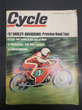 Vtg Nov '66 Cycle Motorcycle Magazine '67 Harley Road Test 245 Mph Triumph Honda