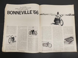 Vtg Nov '66 Cycle Motorcycle Magazine '67 Harley Road Test 245 Mph Triumph Honda