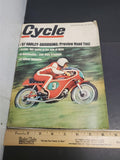 Vtg Nov '66 Cycle Motorcycle Magazine '67 Harley Road Test 245 Mph Triumph Honda