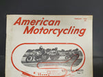 Vtg Feb 1964 American Motorcycling Magazine Daytona Races Suzuki Triumph Harley
