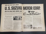 Vtg Feb 1964 American Motorcycling Magazine Daytona Races Suzuki Triumph Harley