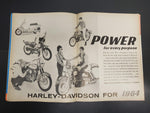 Vtg Feb 1964 American Motorcycling Magazine Daytona Races Suzuki Triumph Harley