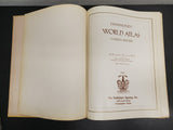 Vtg 1962 Hammond's Encyclopedic World Atlas Classics Edition Gold Ornate Spine
