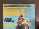 Vtg  1979 Cycle World Motorcycle Magazine Suzuki RM400 Honda CB650 Yamaha IT250
