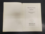 VTG Electrical Testing Industry Book Weston Electrical Instrument Collectible