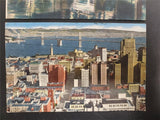 Vtg San Francisco California Post Cards Russian Hill Downtown Bay Bridge Golden