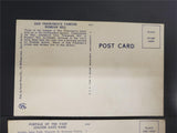 Vtg San Francisco California Post Cards Russian Hill Downtown Bay Bridge Golden