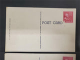 Vtg '38 Officers CC Kentucky Post Cards Ft John Adams USPS 2 Cent Postage Stamps