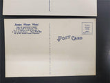 Vtg '38 Officers CC Kentucky Post Cards Ft John Adams USPS 2 Cent Postage Stamps