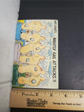 Vtg 1938 Military Patriotic Post Cards W/ 2 Cent John Adams USPS Stamps on Each