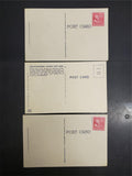 Vtg Post Cards San Fran & Patton Museum KY W/ John Adams USPS 2 Cent Stamp on 2