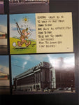 Vtg Lot Post Cards Kentucky & Patriotic Military W/John Adams 2 Cent USPS Stamp