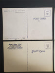 Vtg Lot Post Cards Kentucky & Patriotic Military W/John Adams 2 Cent USPS Stamp