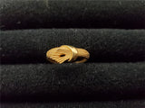 Womens 14KT Gold Electro-Plate Gold Knot Ring Jewelry Sz 9.5 Present Classy Gift