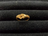 Womens 14KT Gold Electro-Plate Gold Knot Ring Jewelry Sz 9.5 Present Classy Gift