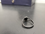 Vtg Women's Sterling Silver 925 Band Turquoise/Blue Gem Stone Ring Jewelry Sz8.5