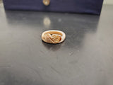 Vtg Women's Seashell Ring Unique Design Sz.8 Ocean Jewelry Boardwalk Collectible