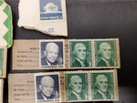 Vtg USPS Stamp Collection FDR Jefferson Eisenhower Wright Andrew Jackson Collect