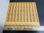 Vtg '56 200th Anniversary Nassau Hall 3 Cent USPS Postage Stamp Sheet 50 Total