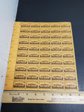 Vtg '56 200th Anniversary Nassau Hall 3 Cent USPS Postage Stamp Sheet 50 Total