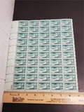 Vtg '53 Commodore Matt C Perry US Navy Centennial Japan 5 Cent USPS Stamp Sheet