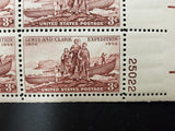 Vtg 1954 Lewis & Clark Expedition 3 Cent USPS Postage Stamp Sheet 50 Total MNH