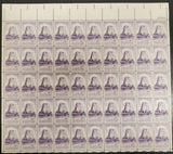 Vtg '56 50th Anniv. Devils Tower Nat'l Monument 3 Cent USPS Postage Stamp Sheet