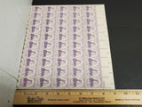 Vtg '56 50th Anniv. Devils Tower Nat'l Monument 3 Cent USPS Postage Stamp Sheet