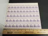 Vtg '56 50th Anniv. Devils Tower Nat'l Monument 3 Cent USPS Postage Stamp Sheet